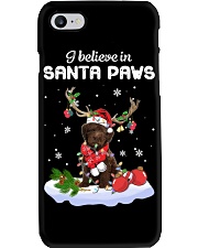 Santa Reindeer - Labrodoodle Phone Case tile