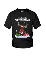 Santa Reindeer - Labrodoodle Youth T-Shirt tile