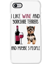 Three People - Yorkshire Terrier Phone Case tile