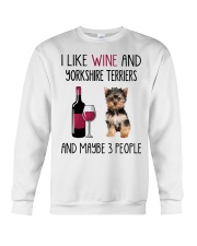 Three People - Yorkshire Terrier Crewneck Sweatshirt tile