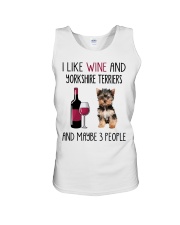 Three People - Yorkshire Terrier Unisex Tank tile