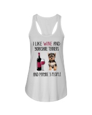 Three People - Yorkshire Terrier Ladies Flowy Tank tile