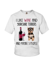 Three People - Yorkshire Terrier Youth T-Shirt tile