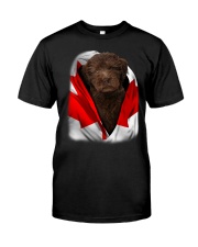 Canada Flag - Labradoodle 2 Classic T-Shirt front