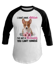 Personality - Basenji Baseball Tee tile