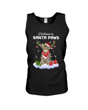 Santa Reindeer - Cat Unisex Tank tile