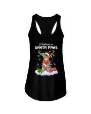 Santa Reindeer - Cat Ladies Flowy Tank tile