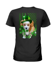 Lucky Flag - Shih-Poo Ladies T-Shirt tile