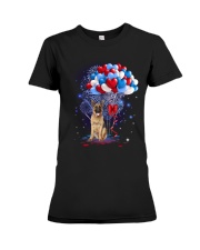 Balloons love 4th - German Shepherd 3 Premium Fit Ladies Tee tile