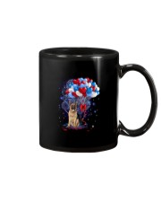 Balloons love 4th - German Shepherd 3 Mug tile
