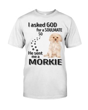 Canine Soulmate - GOLD Morkie Classic T-Shirt tile