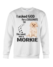 Canine Soulmate - GOLD Morkie Crewneck Sweatshirt tile