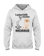 Canine Soulmate - GOLD Morkie Hooded Sweatshirt tile