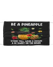 Pineapple - BLACK Miniature Poodle Mask tile