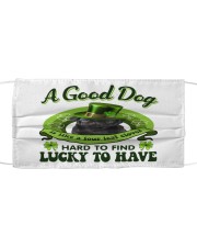 Four Leaf - BLACK Pug 1 Mask tile