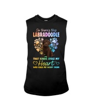 Kinda Stole - CHOCOLATE Labradoodle Sleeveless Tee tile