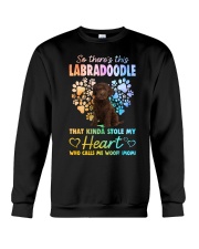 Kinda Stole - CHOCOLATE Labradoodle Crewneck Sweatshirt tile