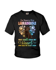 Kinda Stole - CHOCOLATE Labradoodle Youth T-Shirt tile