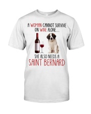 She Also Needs - Saint Bernard Classic T-Shirt front