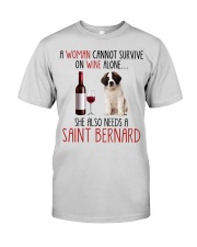 She Also Needs - Saint Bernard Premium Fit Mens Tee tile