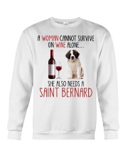 She Also Needs - Saint Bernard Crewneck Sweatshirt tile