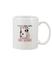 She Also Needs - Saint Bernard Mug tile