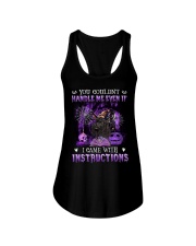 Instructions - BLACK Miniature Poodle Ladies Flowy Tank tile
