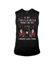 Either - BLACK French Bulldog Sleeveless Tee tile