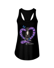 Butterflies - BLACK Great Dane Ladies Flowy Tank tile