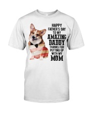 Father Day - Pembroke Welsh Corgi Classic T-Shirt tile