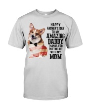 Father Day - Pembroke Welsh Corgi Premium Fit Mens Tee tile