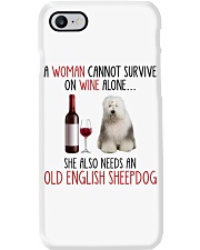 She Also Needs - Old English Sheepdog Phone Case tile