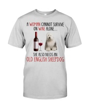 She Also Needs - Old English Sheepdog Premium Fit Mens Tee tile