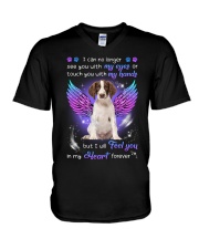 Feel You - English Springer Spaniel 1 V-Neck T-Shirt tile