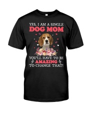 Amazing Mom - Beagle Classic T-Shirt front