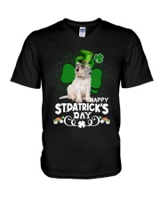 Happy Clover - English Setter 1 V-Neck T-Shirt tile