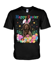 Happy Easter - Sussex Spaniel V-Neck T-Shirt tile