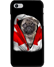Canada Flag - Pug Phone Case tile