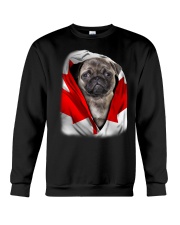 Canada Flag - Pug Crewneck Sweatshirt tile