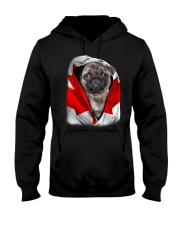 Canada Flag - Pug Hooded Sweatshirt tile