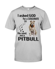 Canine Soulmate - Pitbull 1 Classic T-Shirt front