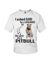 Canine Soulmate - Pitbull 1 Youth T-Shirt tile