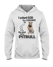 Canine Soulmate - Pitbull 1 Hooded Sweatshirt tile