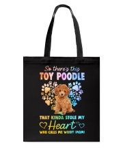 Kinda Stole - RED Toy Poodle Tote Bag tile