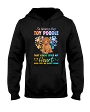 Kinda Stole - RED Toy Poodle Hooded Sweatshirt tile