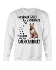 Canine Soulmate - American Bully Crewneck Sweatshirt tile
