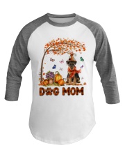 Pumpkin Mom - Airedale Terrier Baseball Tee tile