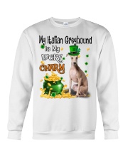 Lucky Charm - Italian Greyhound Crewneck Sweatshirt tile