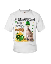 Lucky Charm - Italian Greyhound Youth T-Shirt tile