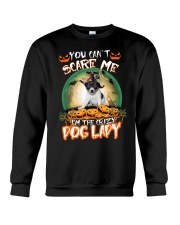 Crazy Lady - Toy Fox Terrier Crewneck Sweatshirt tile